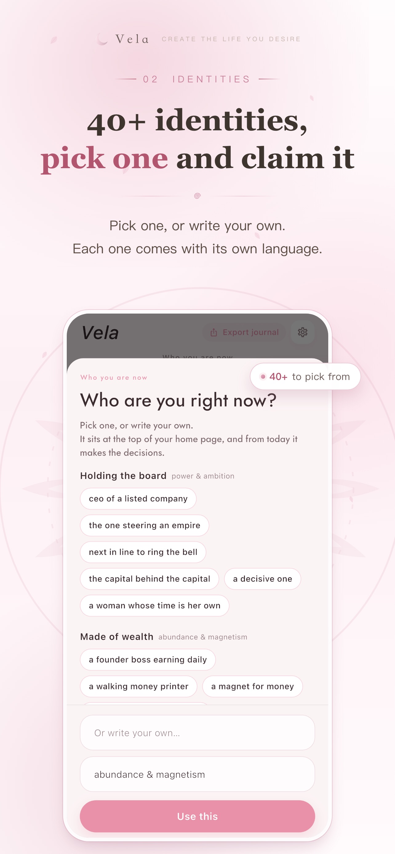 Screenshot 2 of Daily Affirmations - Vela