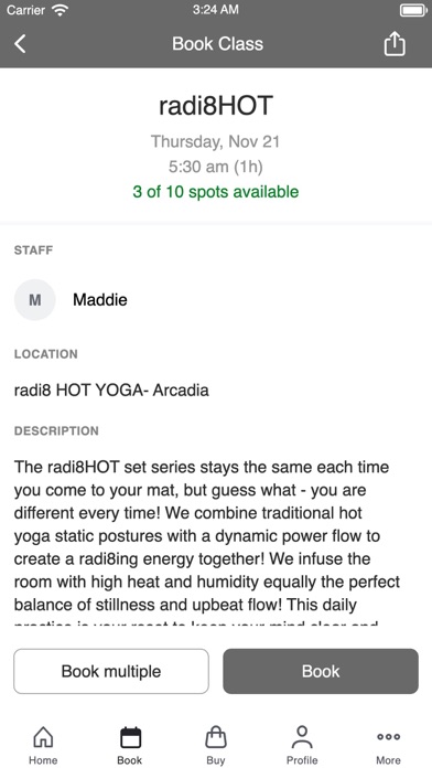 Radi8 Hot Yoga Screenshot
