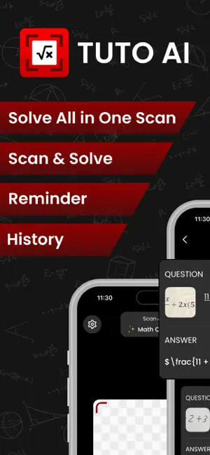TUTO AI: Math Scanner & Solver screenshot 1
