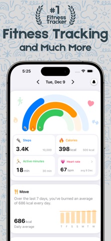 PulseMate - Fitness Tracker Screenshot 1 of 4