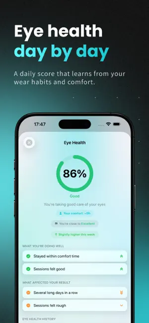 EyeEase: Lens Tracker screenshot 2