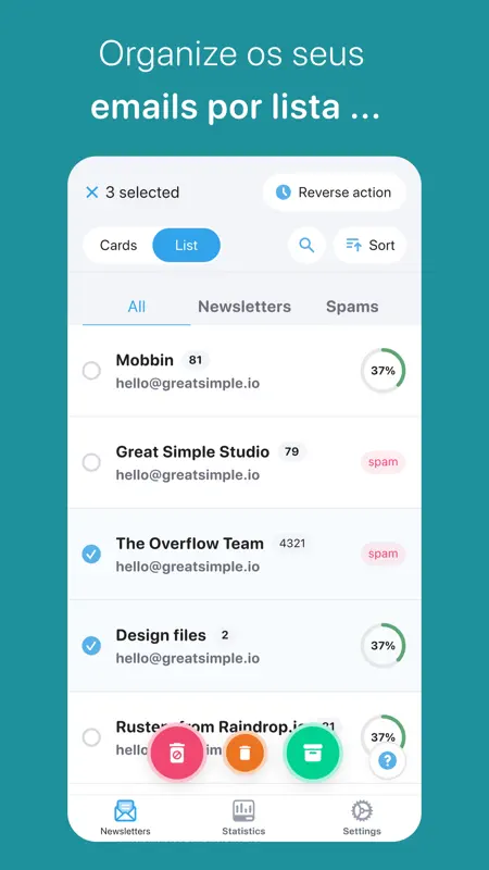 Cleanfox - Email Cleaner screenshot 6 of 7