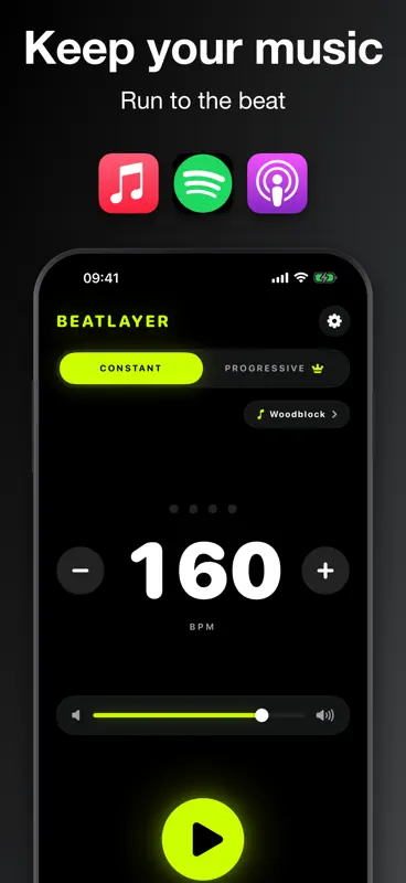 BeatLayer - Running Metronome screenshot 1 of 4