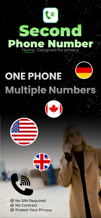Second Phone Number - Numy Screenshot 1 of 5