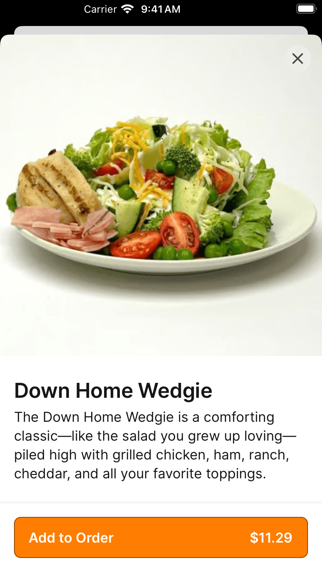 Wedgies iPhone screenshot 4 - Food & Drink app