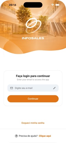 InfoSales app screenshot