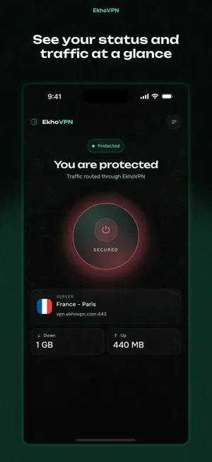 Ekho VPN screenshot 2
