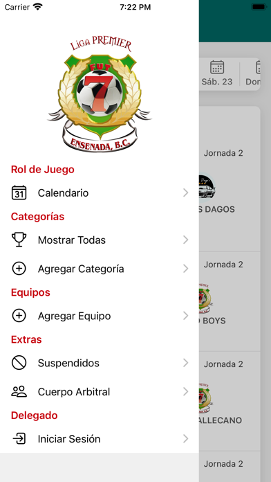 Liga Premier Ensenada Screenshot