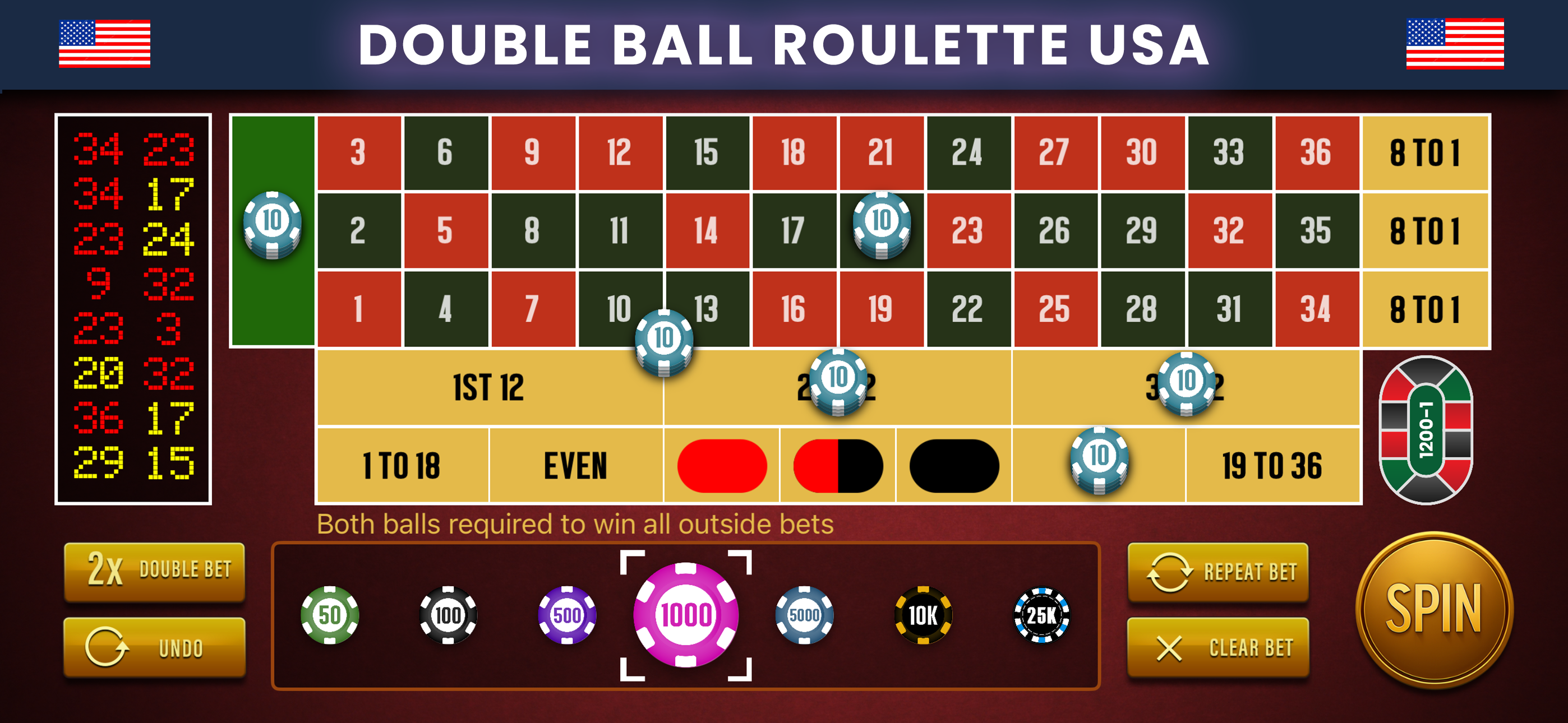 Double Ball Roulette