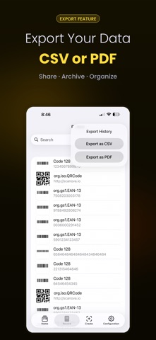 eScanner - QR & Barcode Screenshot 4 of 9