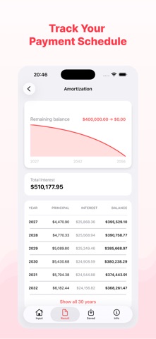Mortgage Calculator: Payment iPhone screenshot