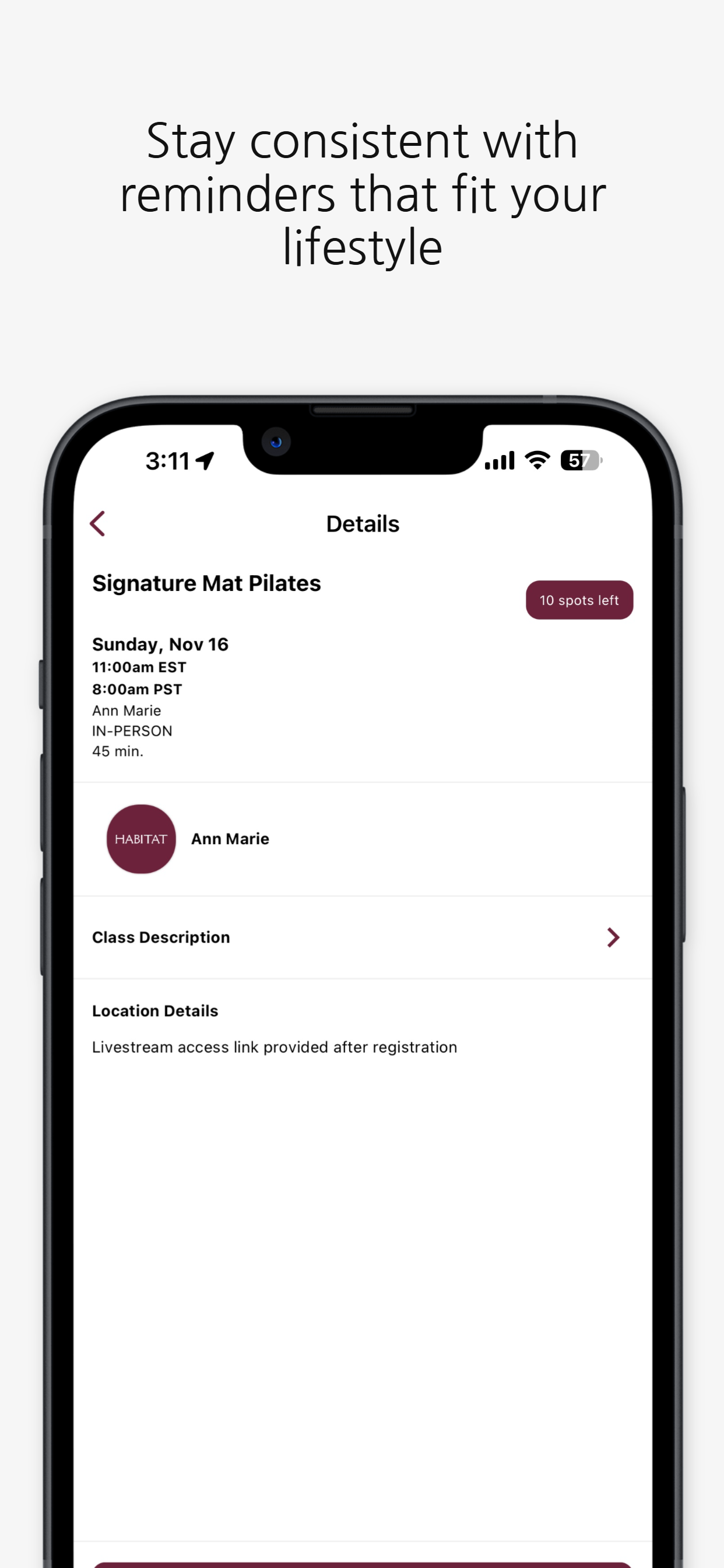 Habitat Pilates