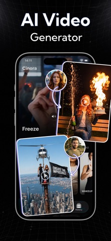 AI Video Generator - Cinora iPhone screenshot
