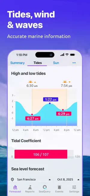 Nautide: Tides, Wind, Waves + screenshot 3