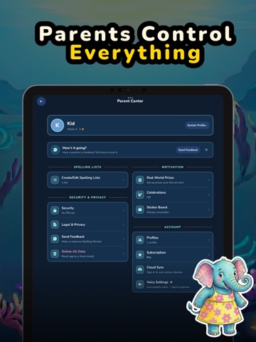 Spelling Stream: Practice Test iPad screenshot