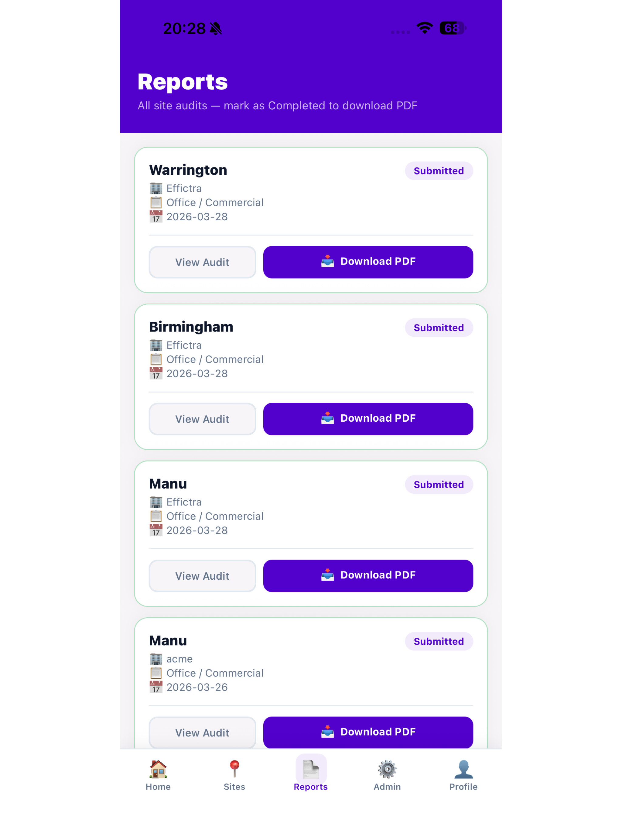 ESOS Audit App