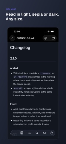 .md viewer & editor: NanoFile Screenshot 9 of 10