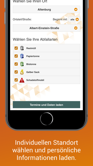 Screenshot #2 pour Altenburg Abfall-App