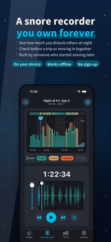 SnoreTrace: Snore Recorder Screenshot 3 of 7