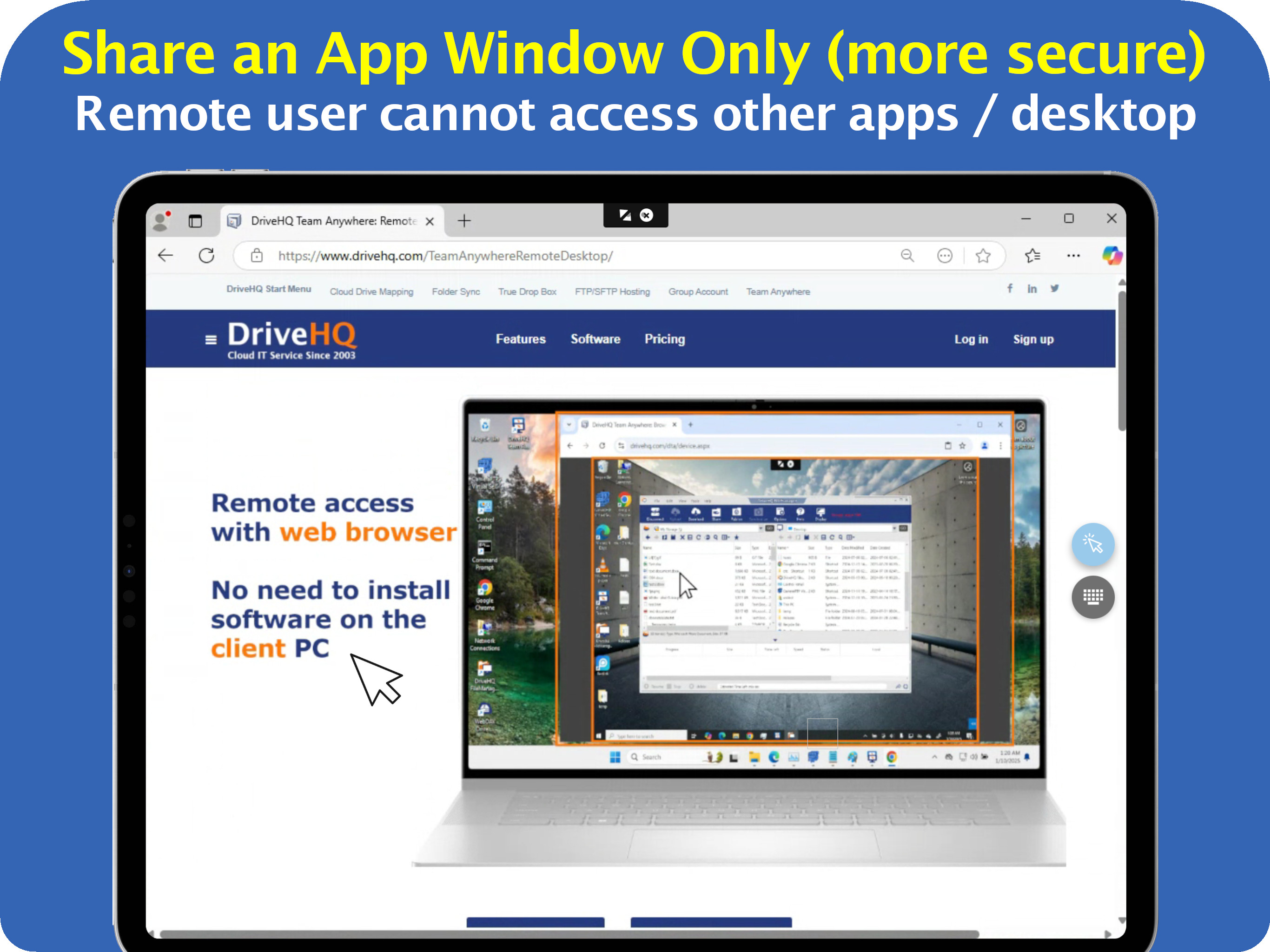 DriveHQ Team Anywhere Viewer