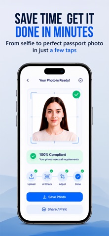 ID - Passport Photo Maker iPhone screenshot