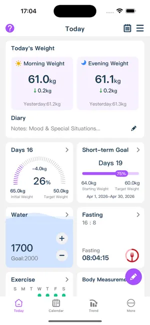 Weight Tracker - Daily Weight screenshot 1
