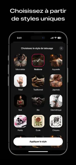 Capture d'écran de Tattoo AI - Créez Un Tatouage sur iPhone 5