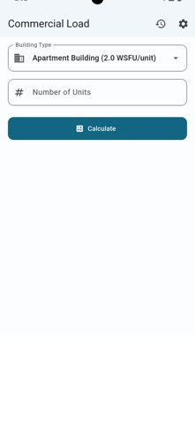 Comm Plumb Load Calc iPhone screenshot