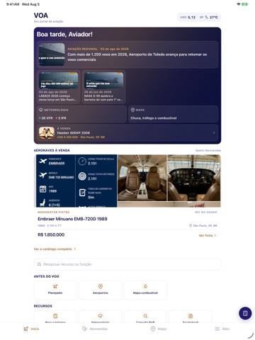 VOA — Portal da Aviação iPad screenshot 2