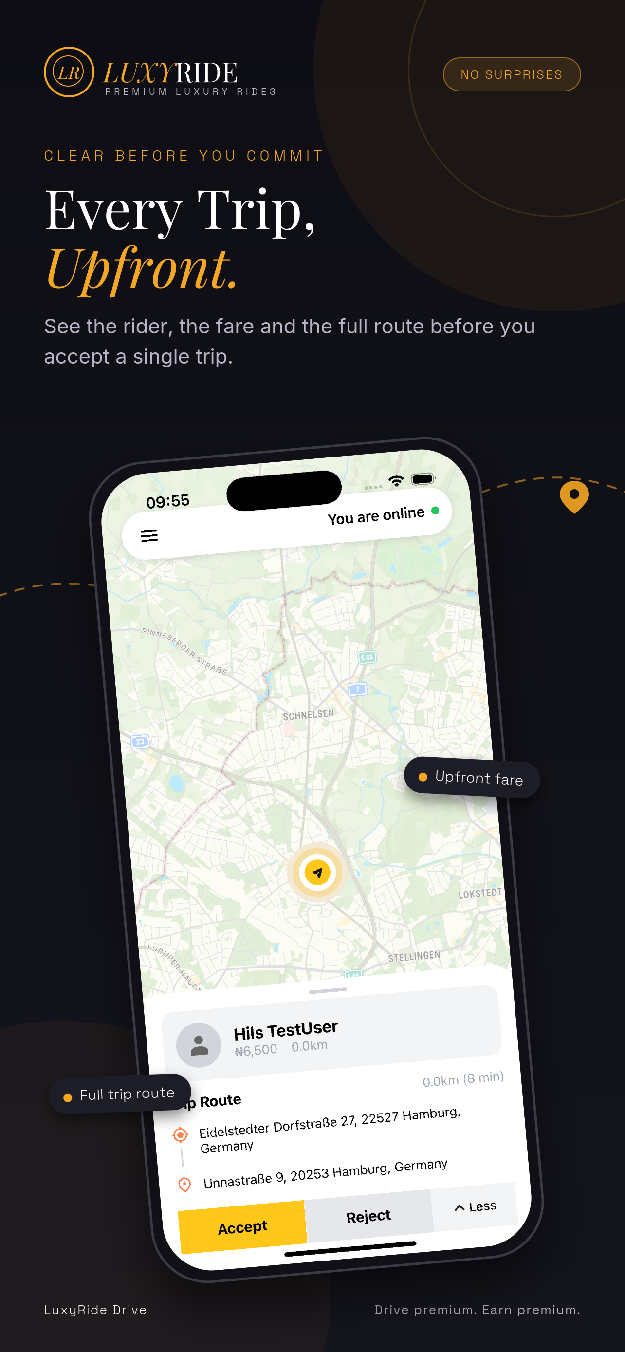 LuxyRide Driver screenshot 4