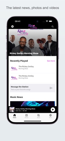 KISS 103.1 iPhone screenshot