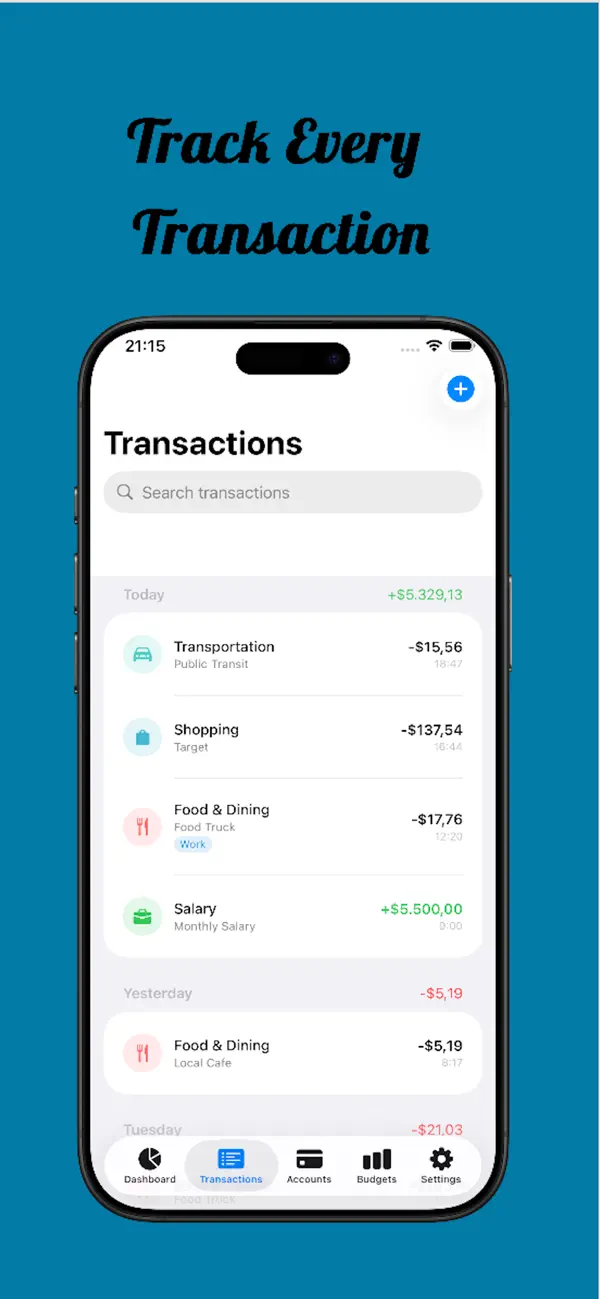 #3. PayTracker+ (iOS) Por: Yigit Inan Kiremitci