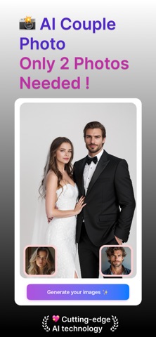 WeBlend-AI Couple Photo iPhone screenshot