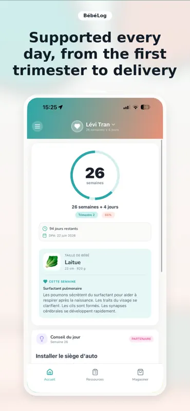 BébéLog - Baby & Pregnancy screenshot 4 of 6