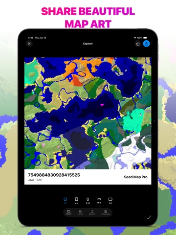 Seed Map Pro for Minecraft iPad screenshot