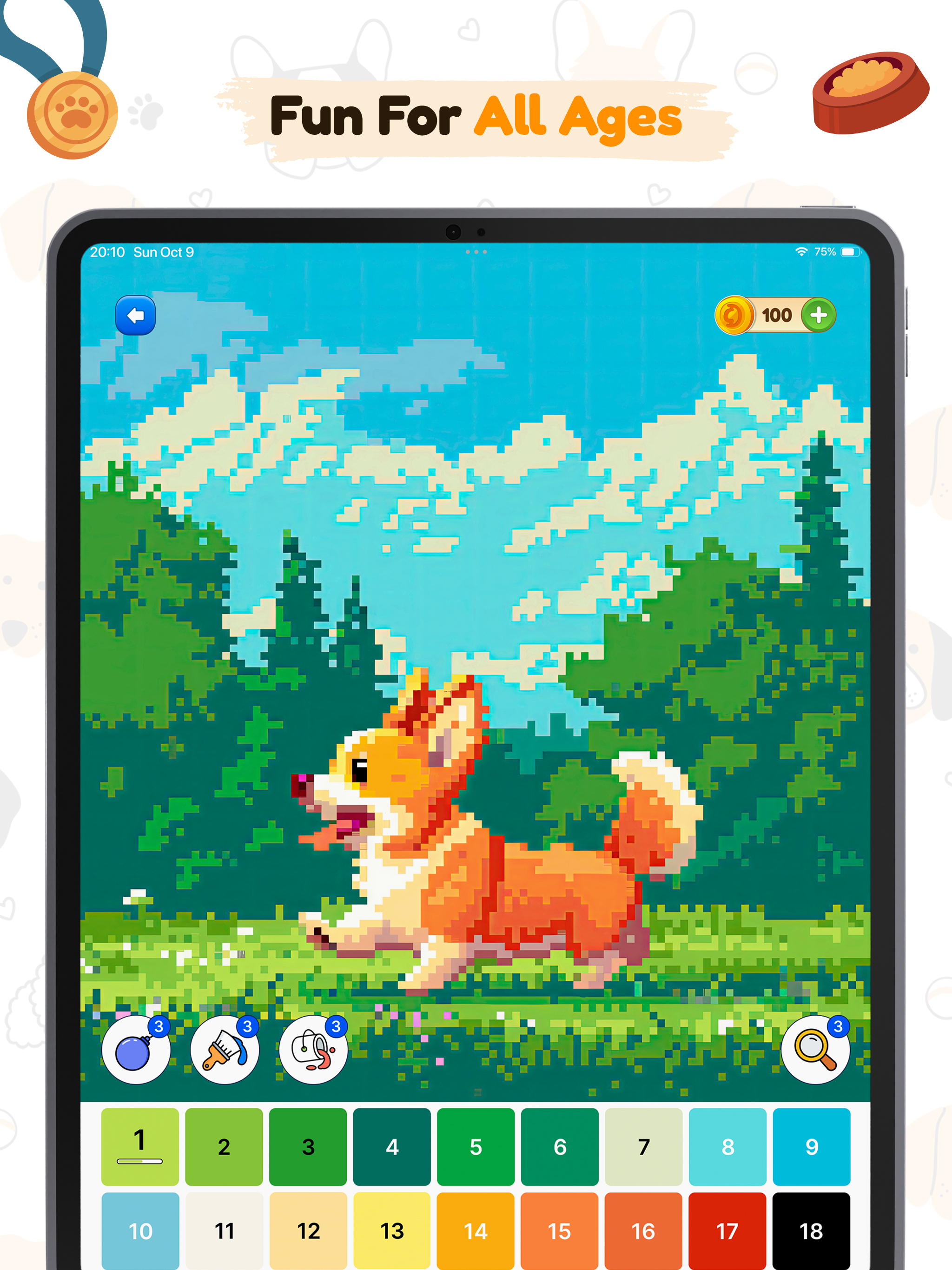 PixPop - Coloring Number