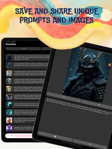 EZPrompt - AI Art Solution iPad screenshot