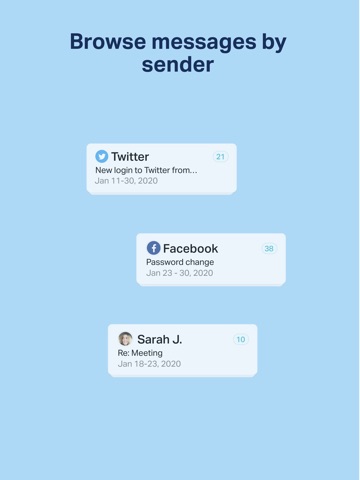 Chuck – Email with Superpowers iPad screenshot