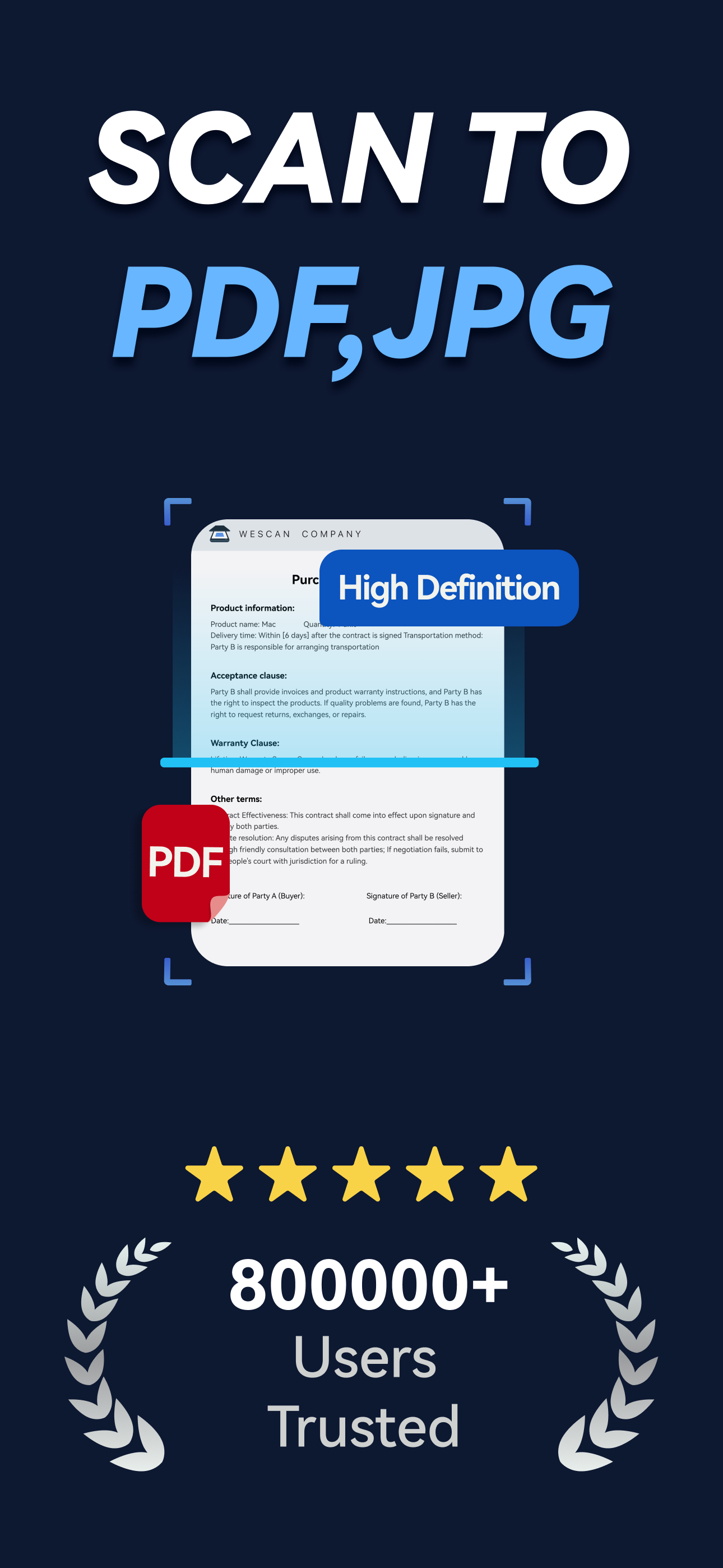 WeScan - PDF Scanner & OCR App