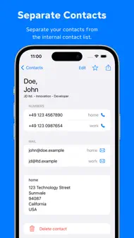Contact Separator iphone bilder 3