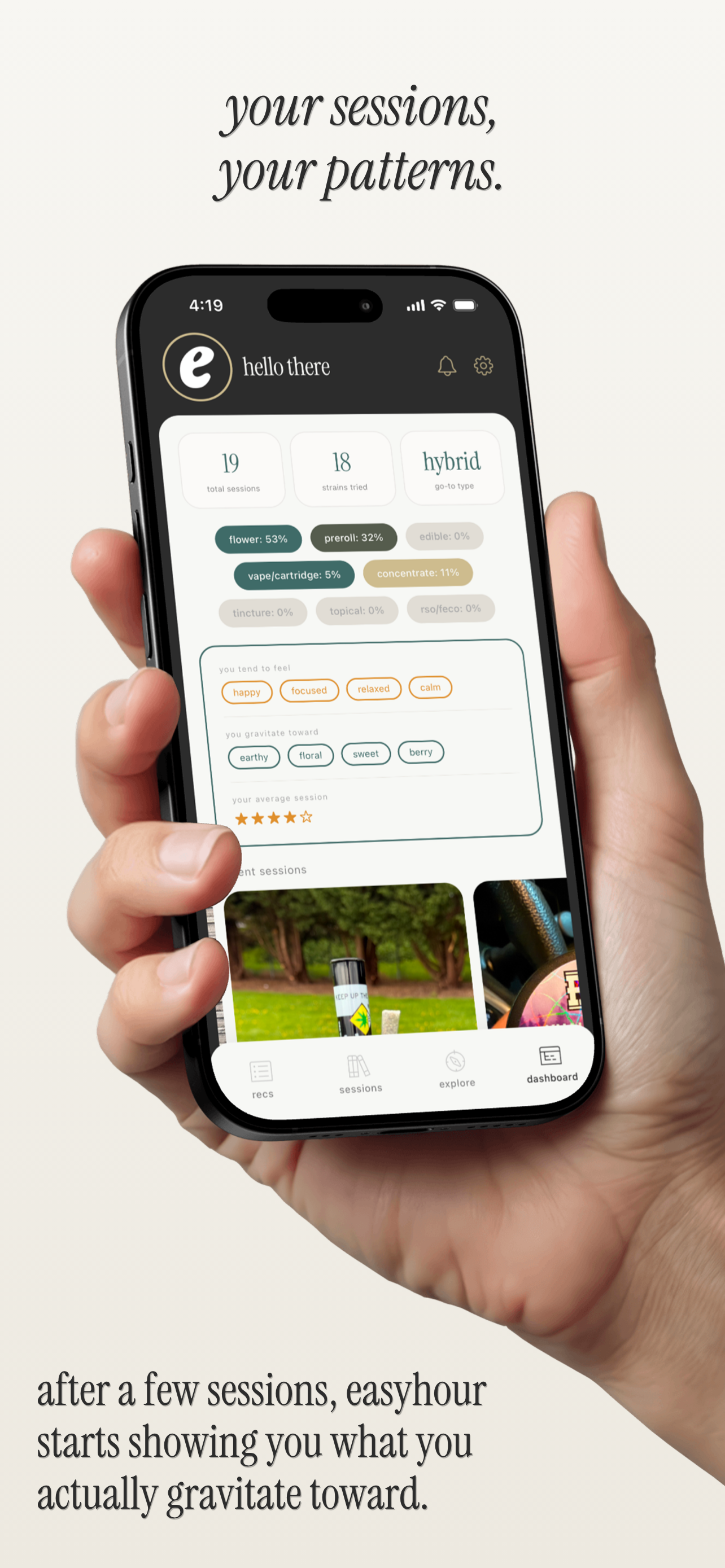 easyhour: cannabis journal screenshot 4