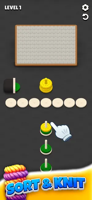 Knit Color Sort screenshot 1