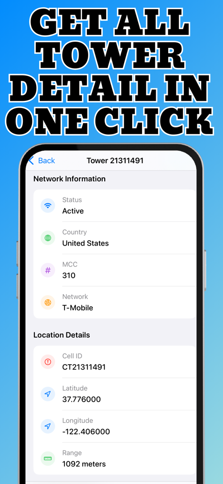 Cellular Z  5G 4G 信号检测 screenshot 5
