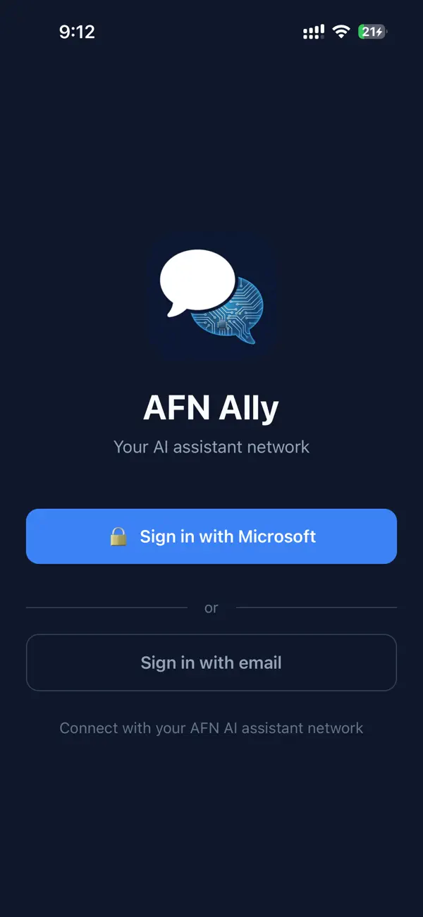 Screenshot #1 pour AFN Ally