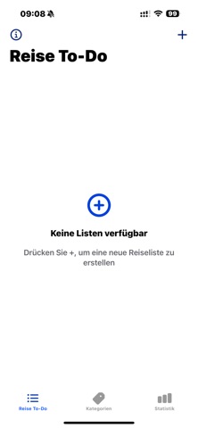 Reise To-Do screenshot