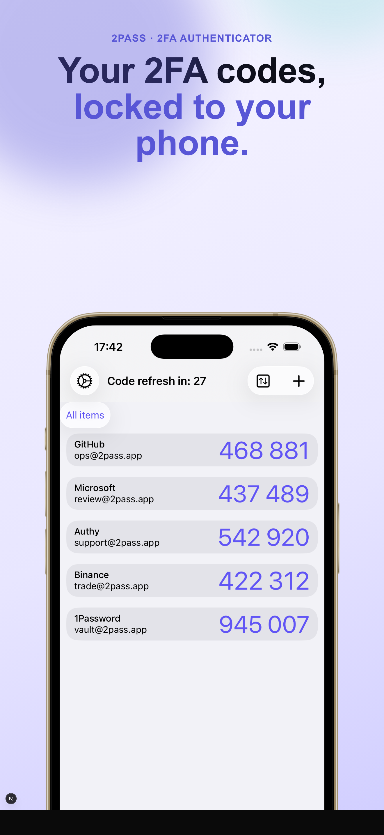 2FA: TOTP Authenticator App