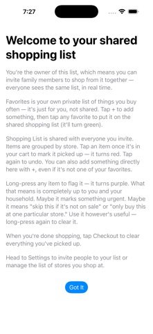 Opinionated Shopping List Screenshot 3 of 3