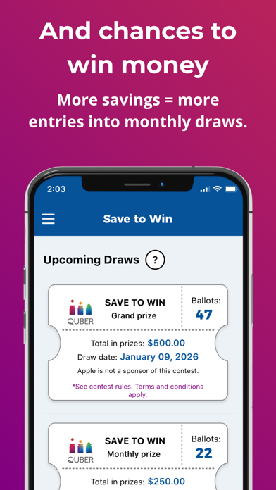 QUBER: Find joy in money iPhone screenshot 5 - Finance app