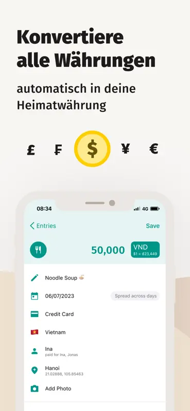 TravelSpend: Travel Budget App screenshot 5 of 6