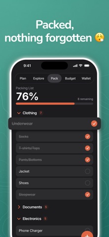 Vacatio: Travel Planner screenshot